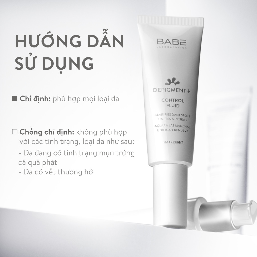 Kem Dưỡng Sáng Da Và Làm Mờ Vết Thâm Nám DEPIGMENT+ Control Fluid Tuýp 40ml | BigBuy360 - bigbuy360.vn