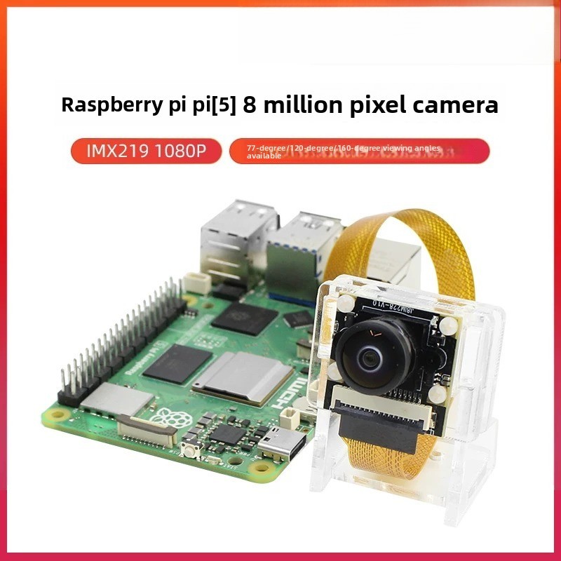 Mô-đun camera 8 triệu Pixel thế hệ thứ 5 Raspberry Pie IMX219 Camera cảm biến Mô-đun camera CSI