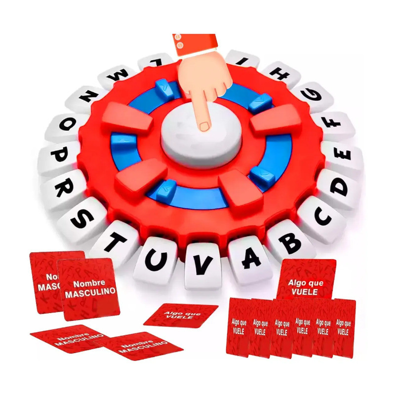 JMY - Đồ chơi để bàn Crazy Letter Game Spinner