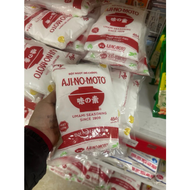 Mì Chính Ajinomoto Hạt Lớn 454g (Chính Hãng) | Bột Ngọt Ajinomoto Thái Lan, Gia Vị Nấu Ăn Đậm Đà
