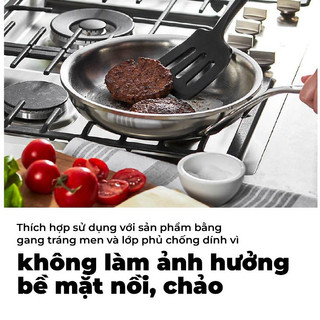 Staub - Muỗng silicon màu đen - 31cm