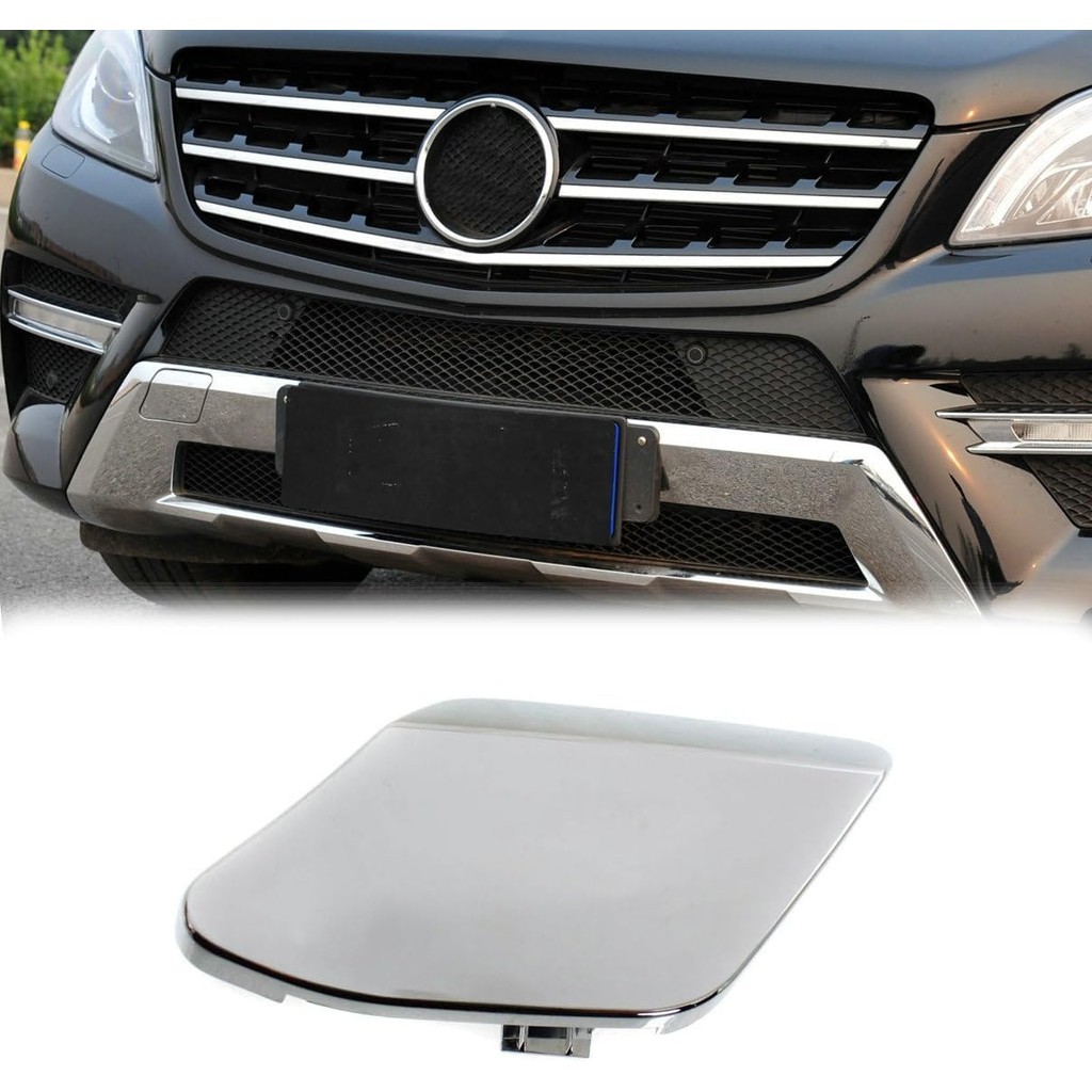 Kéo Lỗ Nắp Trước Kéo Móc Mắt Nắp Cho 2012-2015 Mercedes W166 ML350 ML550 Chrome