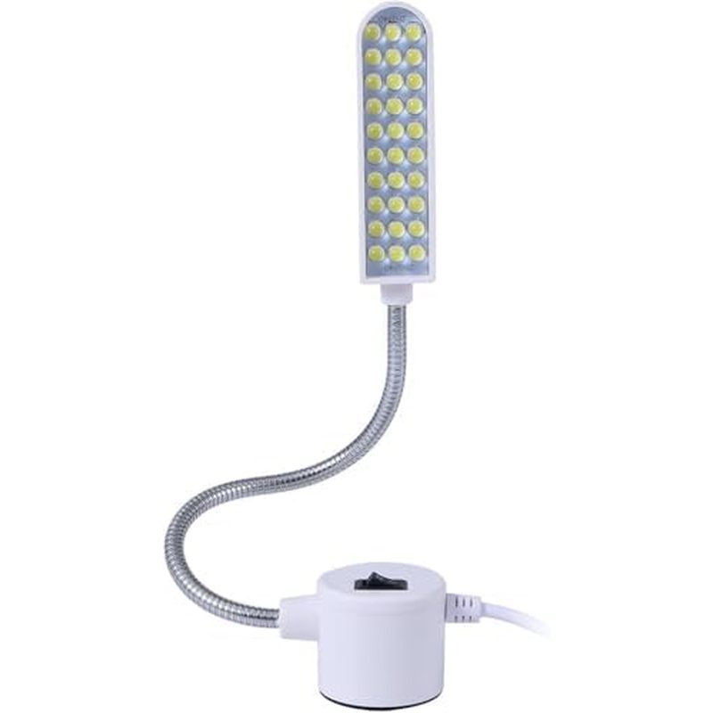 30 LED Sewing Machine Light, Portable Flexible Gooseneck Work Light with Magnetic Mount for Janome, 