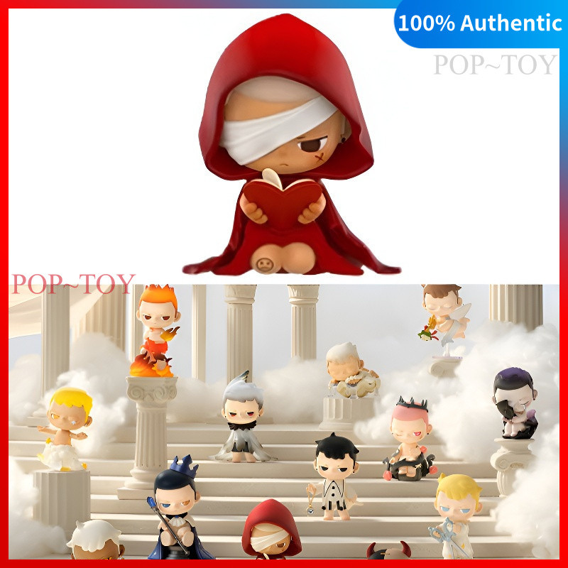 POPMART KUBO Angel's Poem Series Figures pop mart kubo v6 blind box collectible figurine decorative 