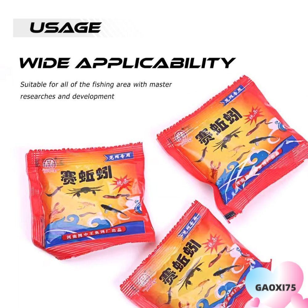 GAOXI75 Mồi Ngũ Cốc Cho Cá, Mồi Sensation Eel, Kích Thích Olfactory - Màu Đỏ