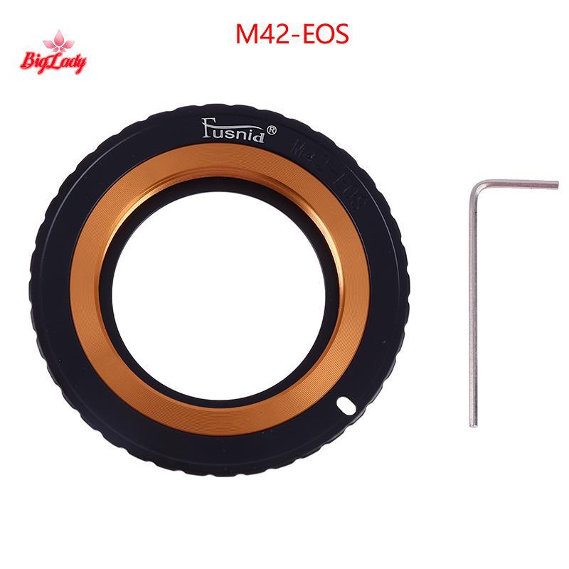 SHNGki M42 Ống Kính Sang Canon EOS EF Adapter Vòng Có Thể Điều Chỉnh Ống Kính M42 Cho Canon EOS SLR 