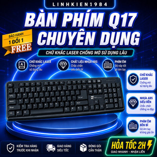 Bàn phím Q17 / R8 1801 chuyên dụng cho văn phòng và chơi game