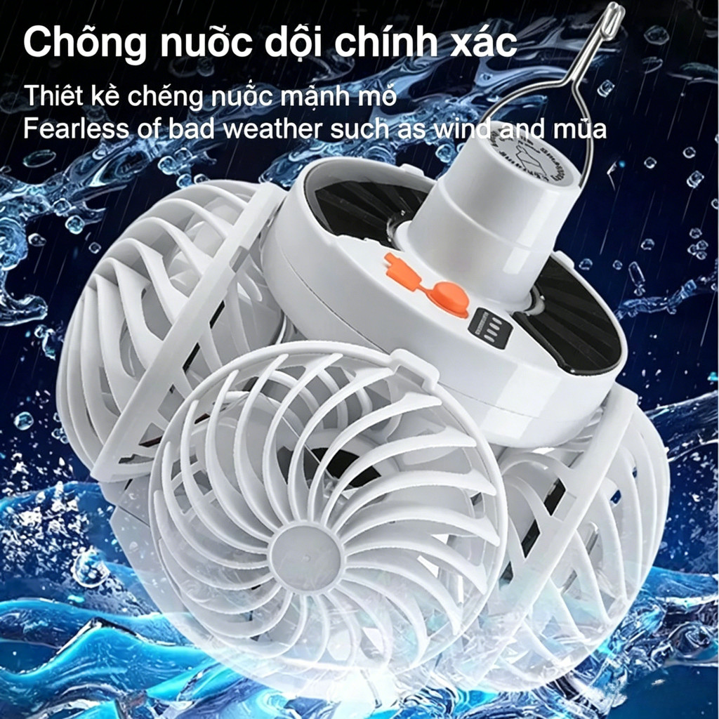 Solar-powered soccer fan light, outdoor foldable, ultra-long battery life, portable