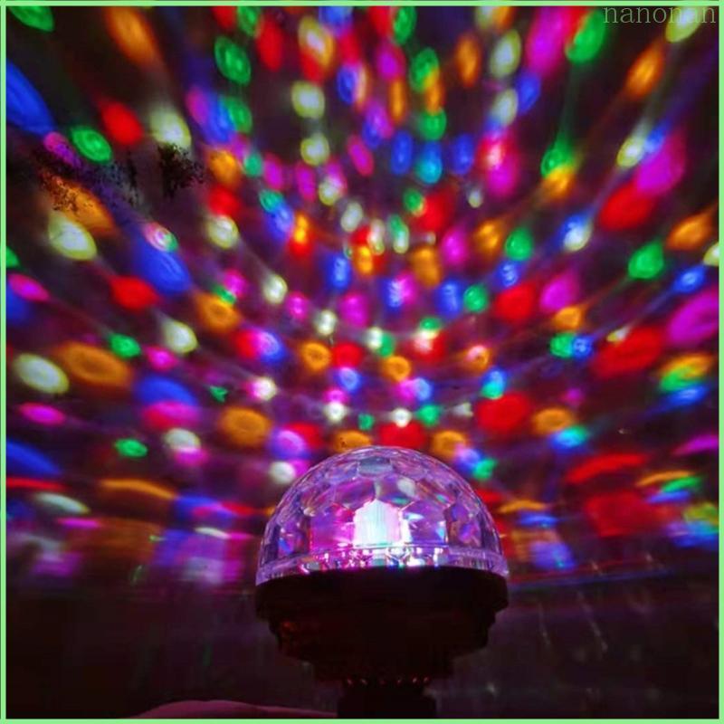 Nan Multi Crystal Disco Light Party Atmosphere Light Đèn xoay đầy màu sắc