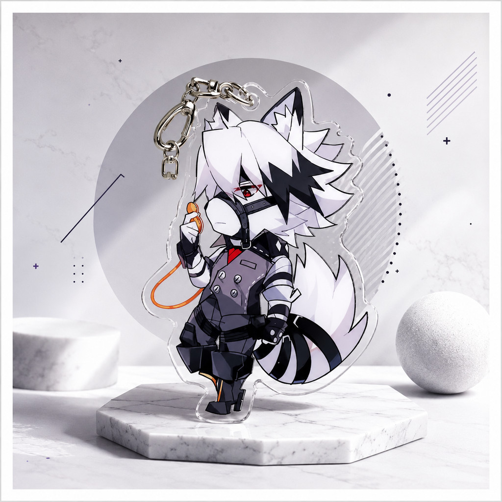 Von Lycaon Keychain - Zenless Zone Zero Acrylic Charm