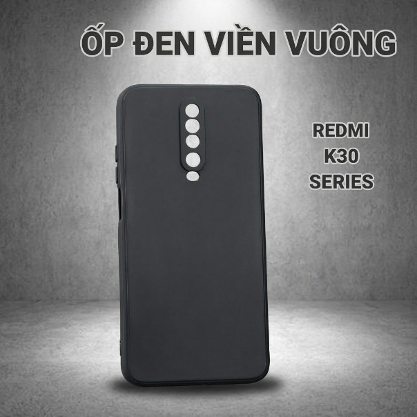 Ốp lưng Redmi K30, K30 Pro/Ultra 5G trơn màu đen | Ốp lưng điện thoại Xiaomi dẻo bảo vệ camera đt to