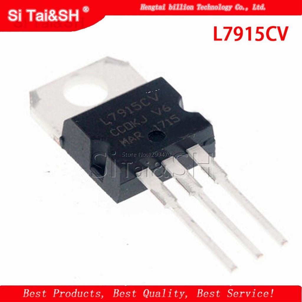 10 CÁI L7915CV TO220 L7915 TO-220 7915 LM7915 MC7915 7915CV IC mới và nguyên bản