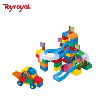 (MamanBébé chính hãng) Bộ xếp hình cầu trượt - tháp bóng Toyroyal