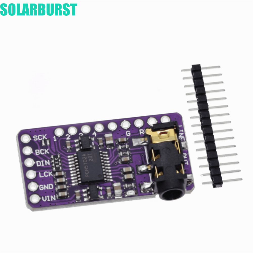 Máy nghe nhạc SOLARBURST PCM5102A I2S, Giao diện âm thanh kỹ thuật số Mô-đun máy nghe nhạc I2S I2S, 