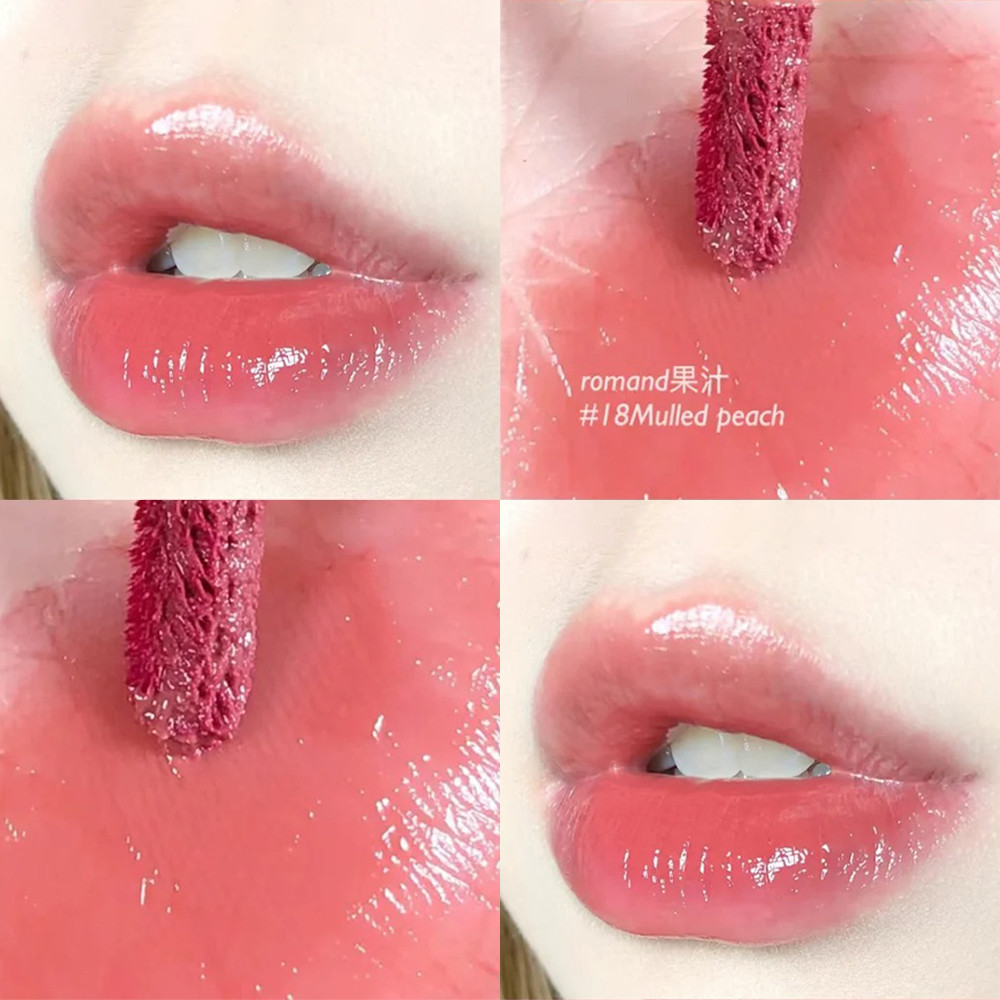 son romand 24 son romand sanrio Romand Juice Lip Gloss 1.0 Mirror Water Gloss Lipstick Dưỡng ẩm Son 