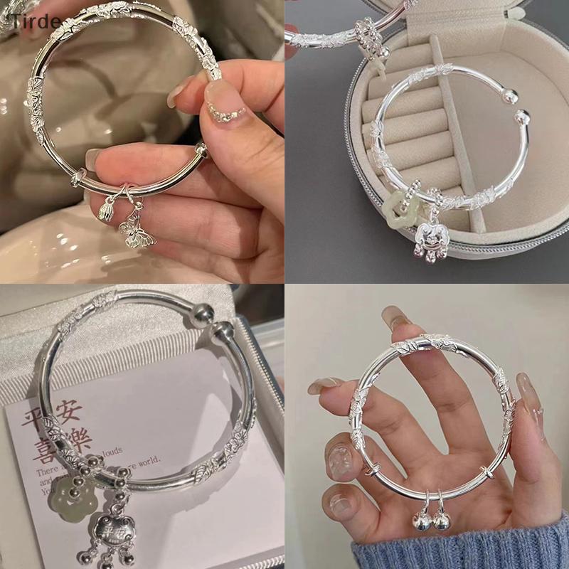 Tirde Trung Quốc Phong Cách Có Thể Điều Chỉnh Tre Bướm Bangle Tim Hoa Thời Trang Vòng Đeo Tay CCD