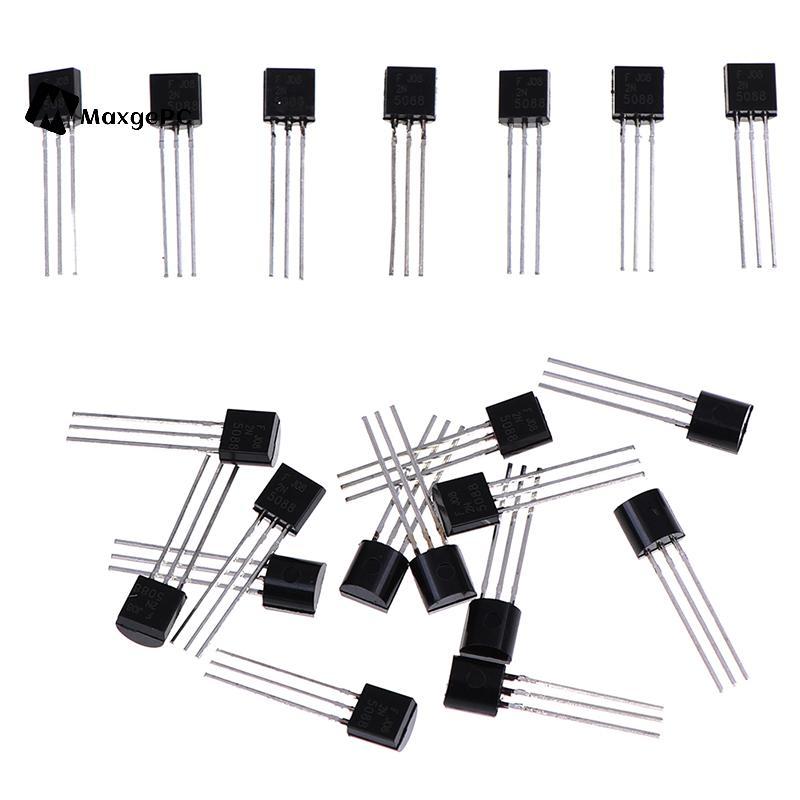 [Max-t] 20 CÁI 2N5088 TO-92 Bộ ba nội tuyến Bộ bán dẫn riêng biệt mới
