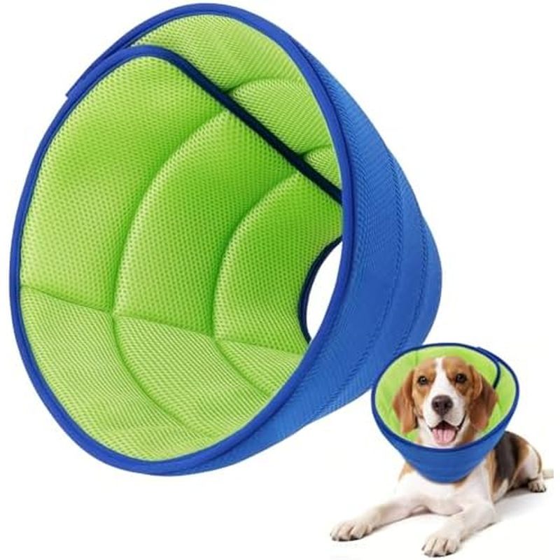 Upgrade Soft Dog Cone Collar, Dog Cone Alternative to Stop Licking After Surgery, Adjustable Comfy C