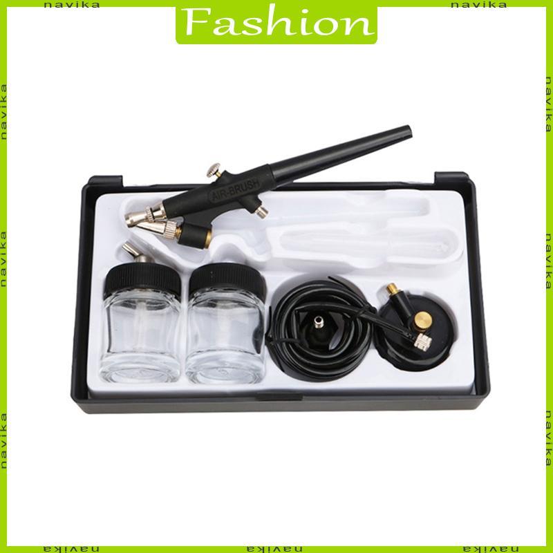 NA Single Action Air Brush Painting Kit Mini Air Brush cho Art Nail Model