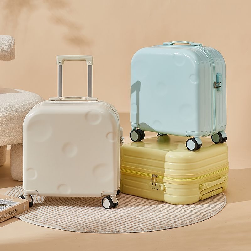 Mẫu mới nhỏ vali 18 inch hộp lên máy bay trẻ em nhẹ kéo vali 20 inch nhỏ vali mật khẩu vali
