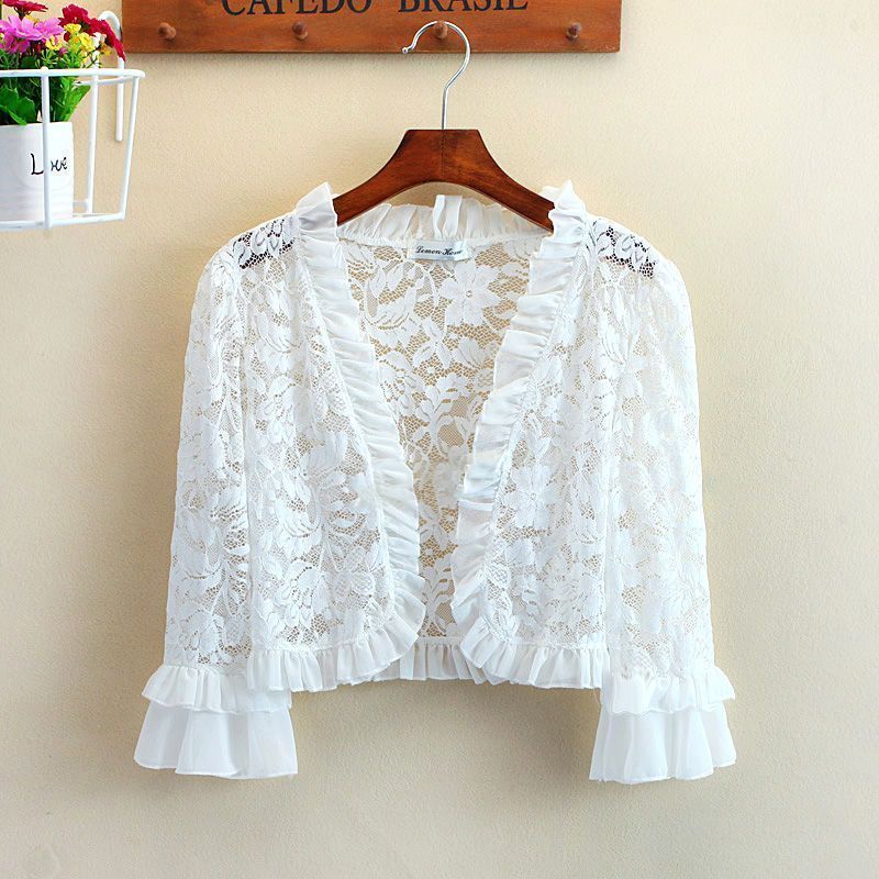 Nữ Áo Bolero Ren Filipiniana, Thiết Kế Hoa Mở Trướcxem cho Đám Cưới và Dạ Hội