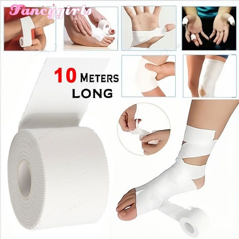 Băng Mueller 10m Băng Thể Thao Trắng Băng Thể Thao Chống Thấm Nước DỄ DÀNG Xé KHÔNG Dính Dư Lượng Mu