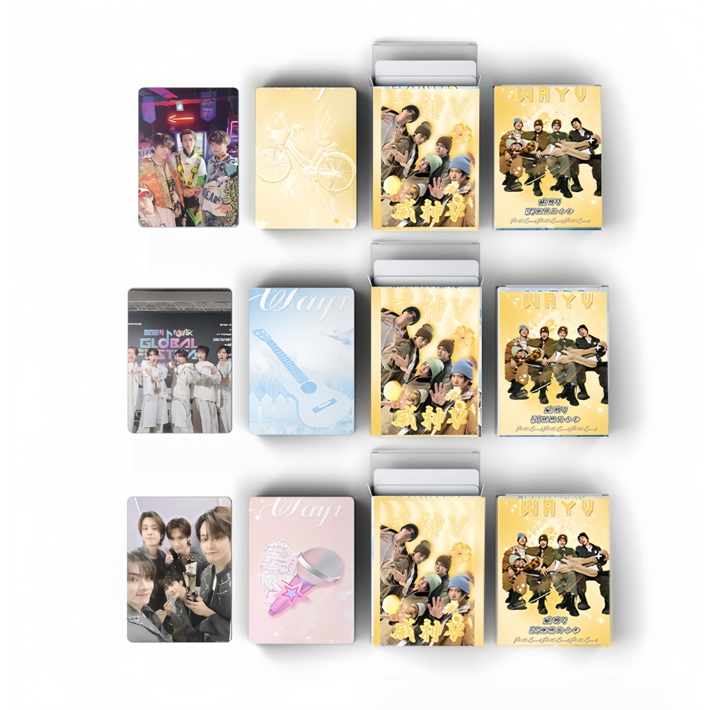 Bộ 50-55 NCT DREAM wish 127 Nation Laser Hologram Lomo Cards JAEMIN CHENLE WayV JISUNG Jeno HAECHAN 