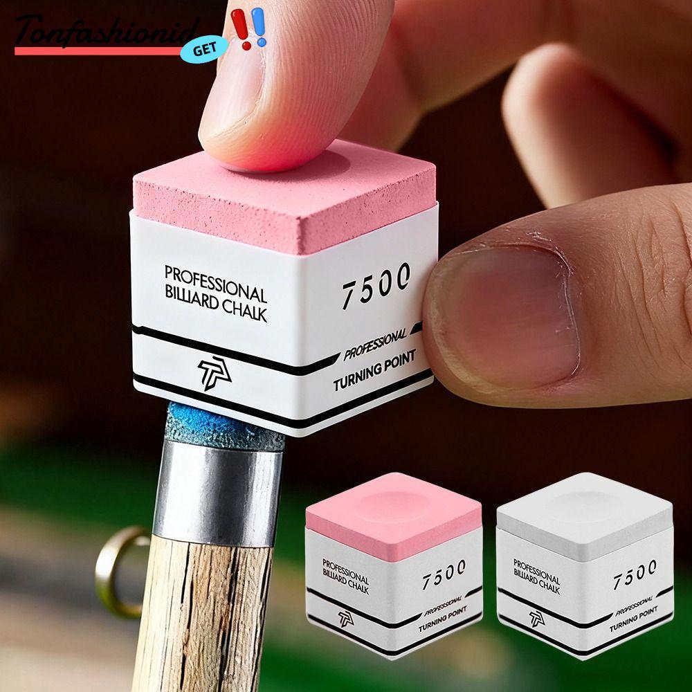 Phấn bi-a TONFASHIONID TP7500, Phấn bi-a chống trượt màu hồng / xám, Phấn bi-a vuông chuyên nghiệp P