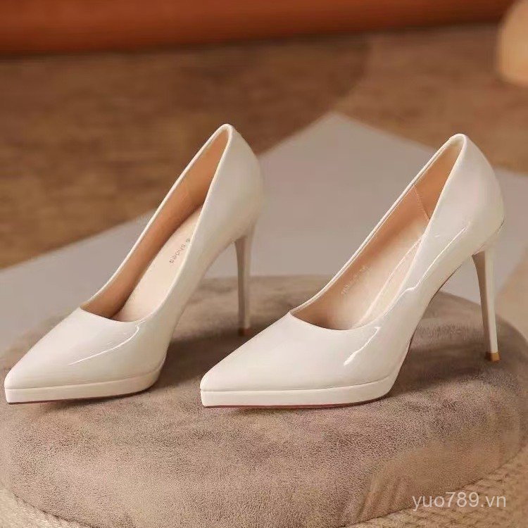 Giày Cao Gót Siêu Cao 2026 Phong Cách Mới Mùa Xuân Giày Cao Gót Nữ Stiletto Gợi Cảm Giày Nữ Thời Tra
