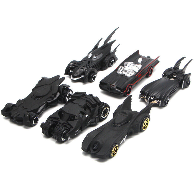 6 Cái / bộ Hợp Kim DC Batman Đồ Chơi Ô Tô Hiệp Sĩ Bóng Tối Diecast Xe Bộ Sưu Tập Mô Hình Đồ Chơi Trẻ