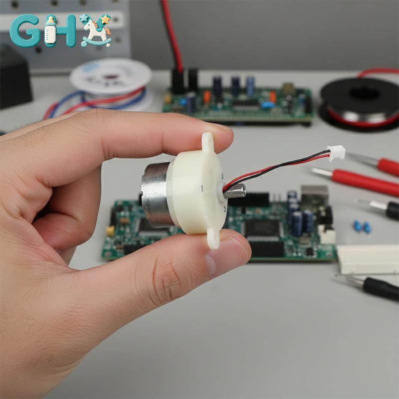 GHX 7RPM Mini 300 Gear Motor Hộp số Micro Tốc độ chậm Động cơ giảm tiếng ồn thấp cho ô tô điều khiển