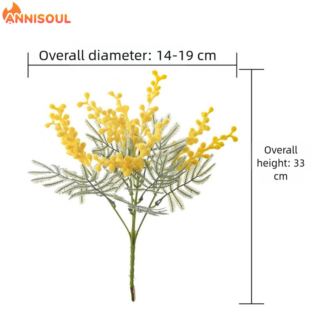 [NISO]Yellow Artificial Flower Arrangement Bouquet for Wedding and Home Decoration Use