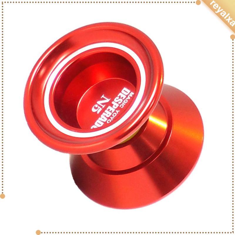 Yoyo không phản hồi chuyên nghiệp N5 có vòng bi lõm & 1 dây - Đỏ