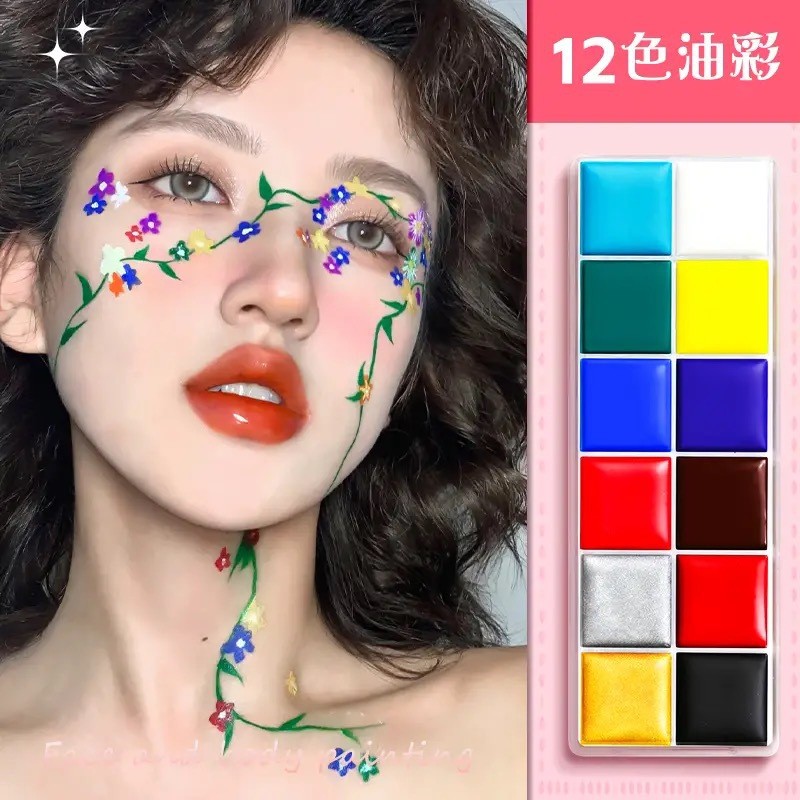 Body Paint Face Children Face Paint Cream Halloween Stage Drama Performance Water Soluble Face Oil P