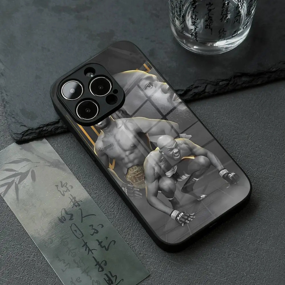 BK-1 Fighting Jon Jones Ốp Lưng Điện Thoại IPhone 17 16 14 Pro 15 13 12 Max 11 XR XS 6 Air 7 8 6s X 