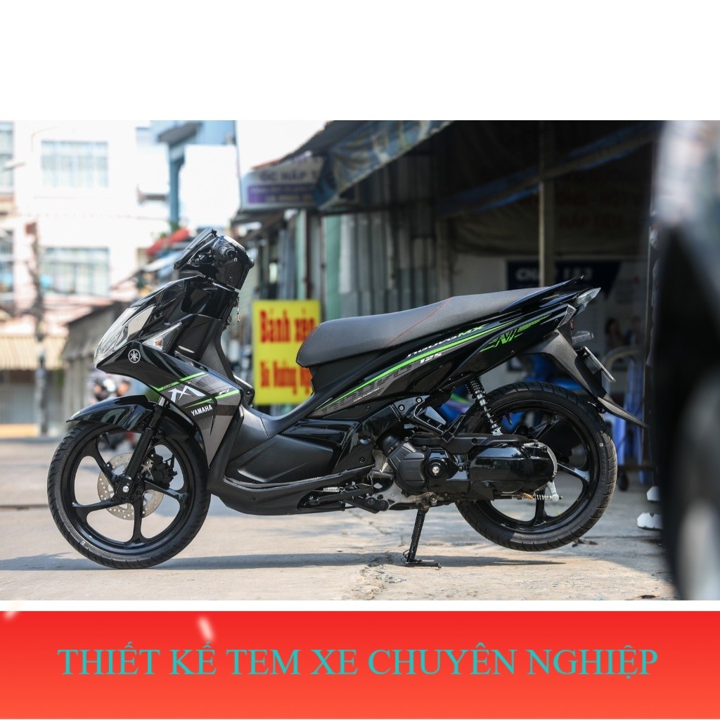 Bộ Tem nouvo 5 (nouvo SX) mẫu MX King , tem in 3 lớp cao cấp thiết kế đẹp in sắc nét [ không phai mà