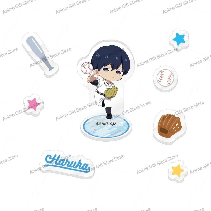 Standee Anime Oblivion Battery Bounkyaku Battery mô hình mica Haruka Kiyomine cao 10cm trang trí bàn