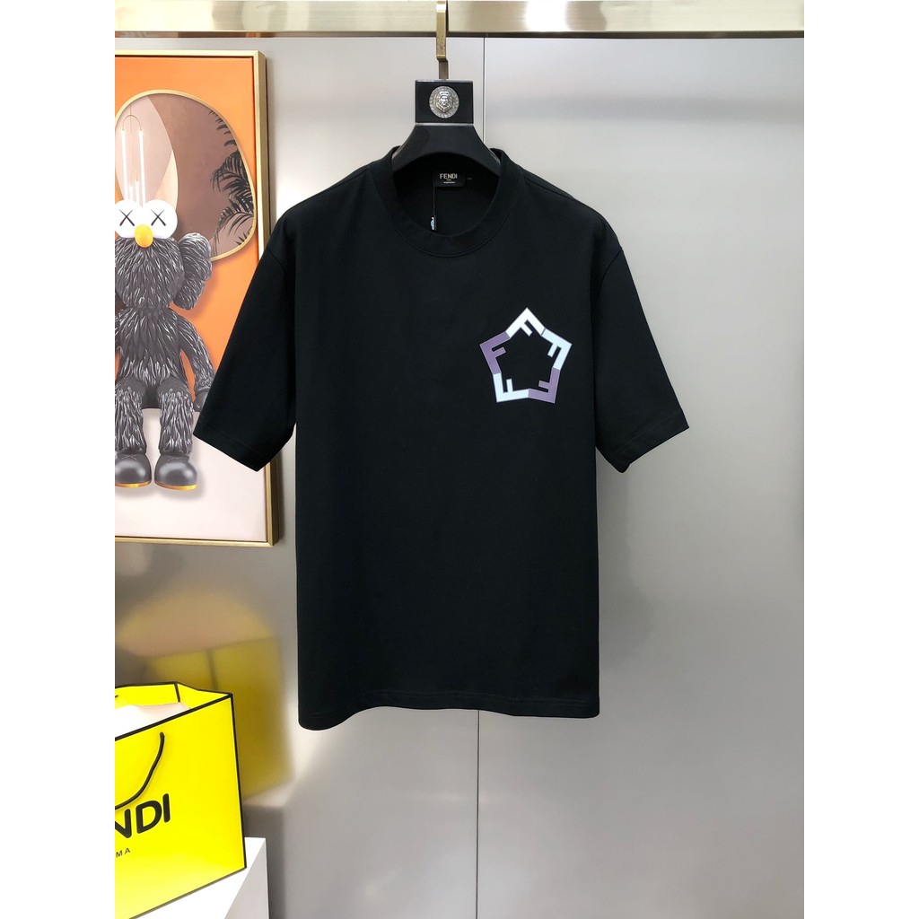 Fendi 2026 - Áo Thun Ngắn Tay Nam Nữ Phong Cách Thể Thao Đầu Xuân, Đáy Áo Sơ Mi Dày Thoáng Khí
