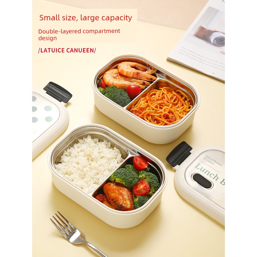 hộp cơm lock and lock chính hãng hộp cơm cắm điện hâm nóng Hộp cơm trưa Bento cấp thực phẩm riêng bi