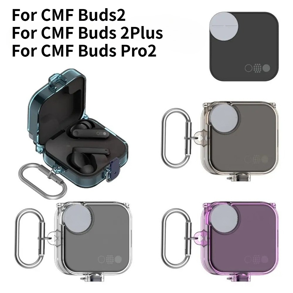 Mới Chống Trầy Xước Trong Suốt Tai Nghe TPU Bảo Vệ Không CMF Buds 2 Pro2 Tai Nghe Vỏ Bảo Vệ Cho CMF 