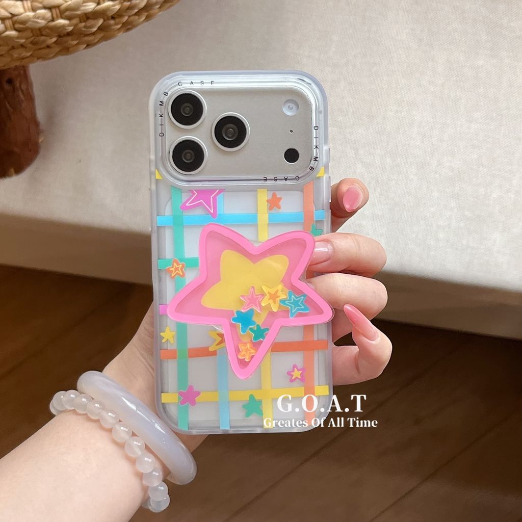 G.O.A.T Vỏ ngôi sao lưới Dopamine Tương thích cho iPhone 17 pro max iPhone 17 16 15 pro iPhone 17 Vỏ
