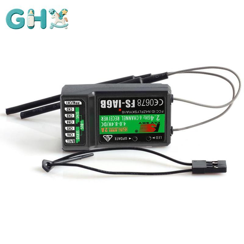 GHX Flysky FS-iA6B Đầu thu PPM với mô hình giao diện IBus Bộ thu điều khiển từ xa máy bay cho máy ph