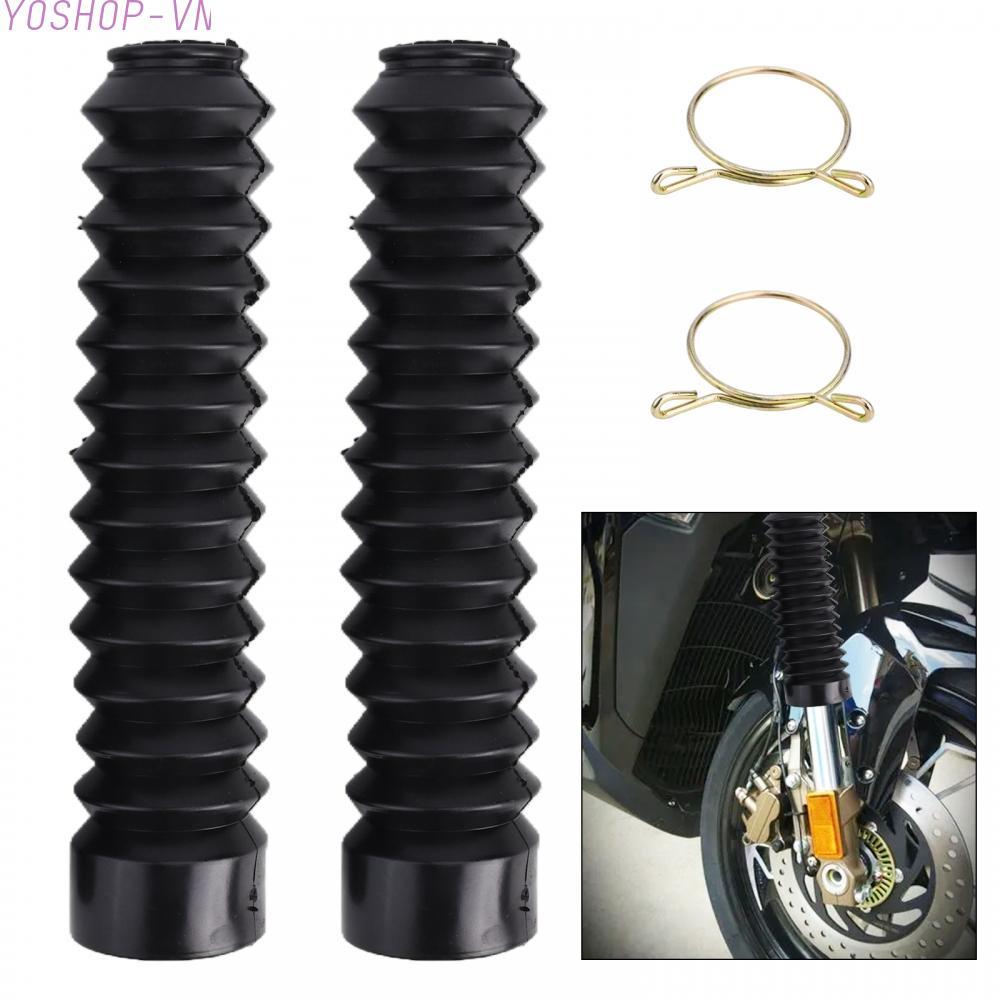 [Ysp]2 Pack Fork Bellows Rubber Boots for Motorcycle Front Fork Offroad 13 Section