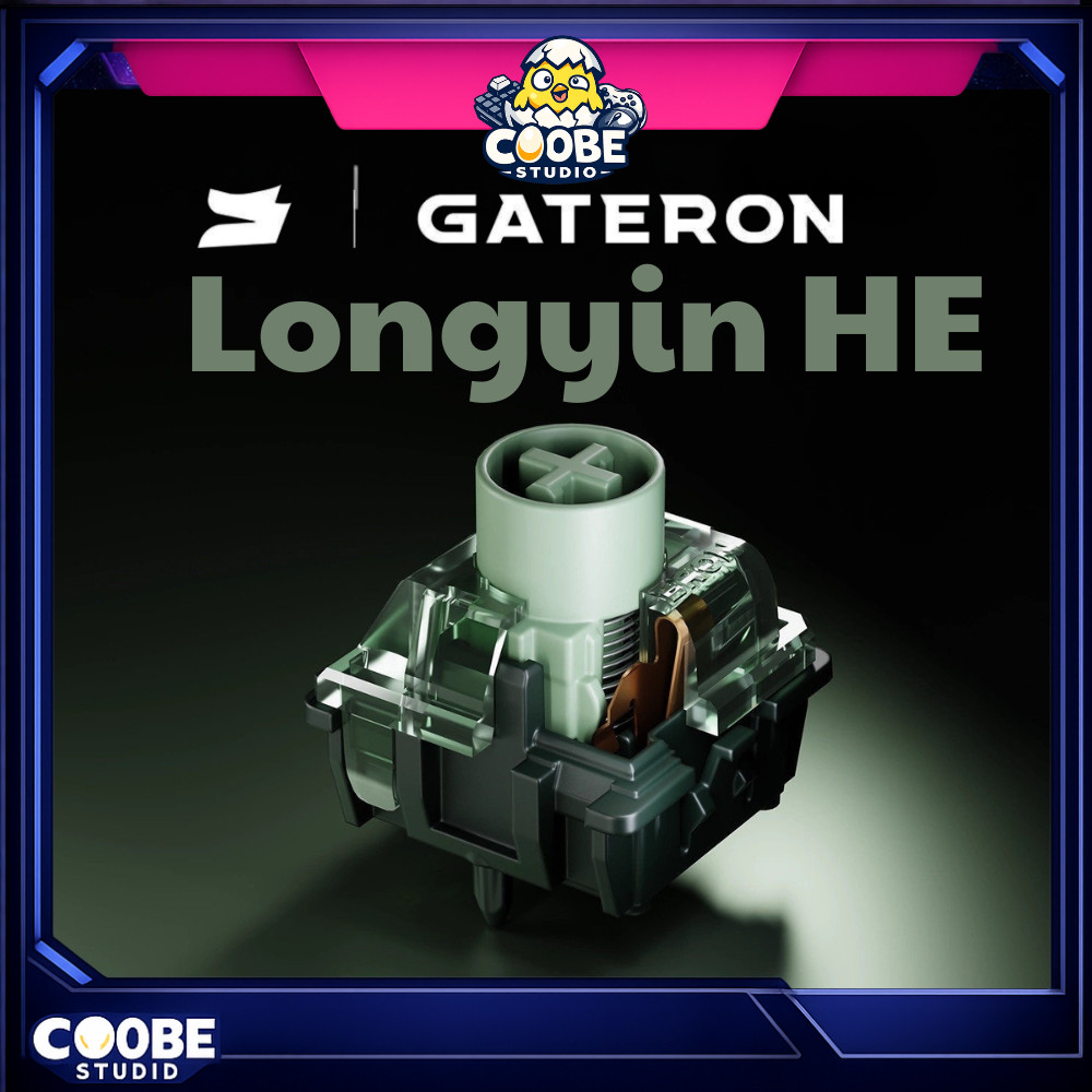 [Ship Nhanh] Switch Gateron Longyin - Switch HE | Tactile | HIFI | Phù Hợp Cho Bàn Phím He - CooBeSt