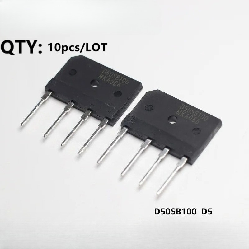 10 Chiếc 100% Mới Chính Hãng D20SB100 D25SB100 D30SB100 D35SB100 D50SB100 DIP-4 Chỉnh Lưu Cầu Cọc