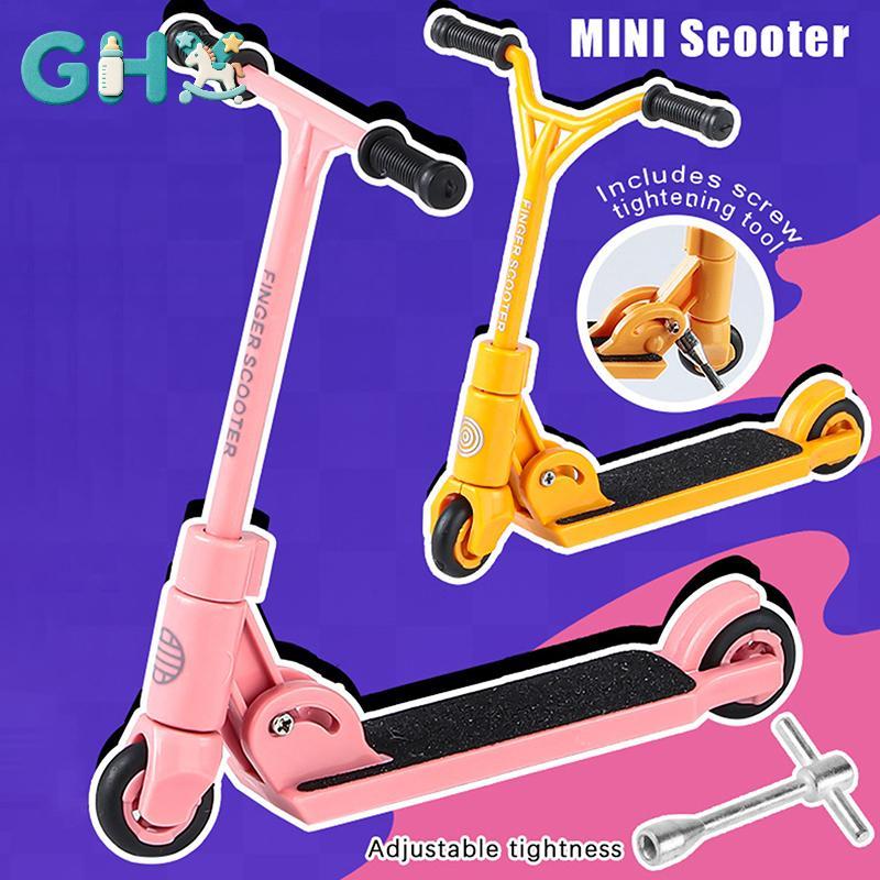 GHX Kids Ki Scooter Finger BMX Có Thể Gập Lại T-type Finger Scooter Có Phanh Đồ Chơi Giáo Dục Ngón T