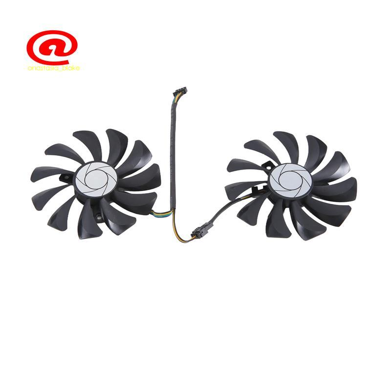 Mới 1 Cặp Card Đồ Họa Quạt 85Mm Ha9010H12F-Z 4Pin Quạt Làm Mát Thay Thế Cho Gtx 1060 Oc 6G Gtx 960 P
