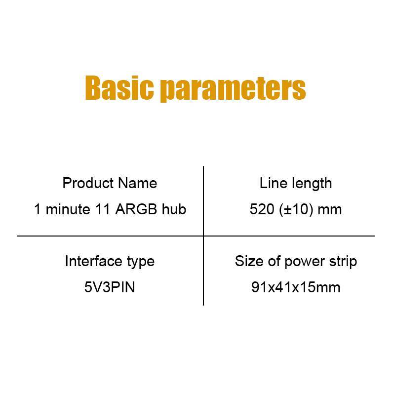(TFT) Quạt làm mát PC ARGB HUB 1 đến 11 5V 3Pin LED Strip Light HUB Adapter SATA Power ARGB Fan Spli