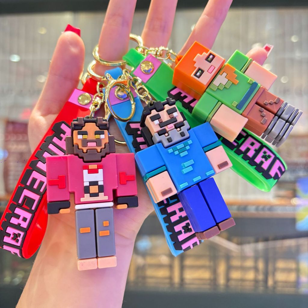 2026 Sản Phẩm Mới Minecraft Móc Khóa Minecraft Schoolbag Mặt Dây Chuyền Quà Tặng Túi Ô Tô Mặt Dây Ch