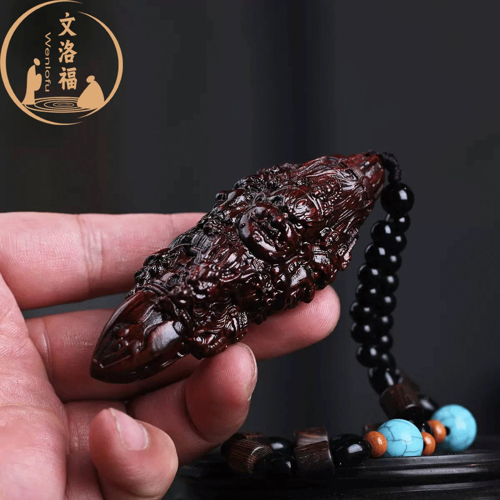 2026|❈ ❈ ❈|Gỗ Đàn Hương Đỏ King Kong Demon Pestle Tay Cầm Mảnh Gỗ Chắc Chắn Khắc mFlash Drive Chơi M